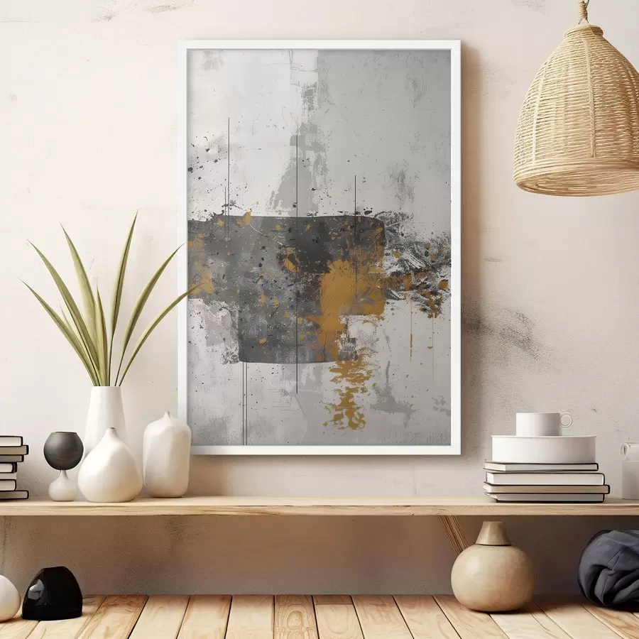 Fototapeedid Abstraktne, pritsmed, värvi imitatsioon betoontaustal f47637