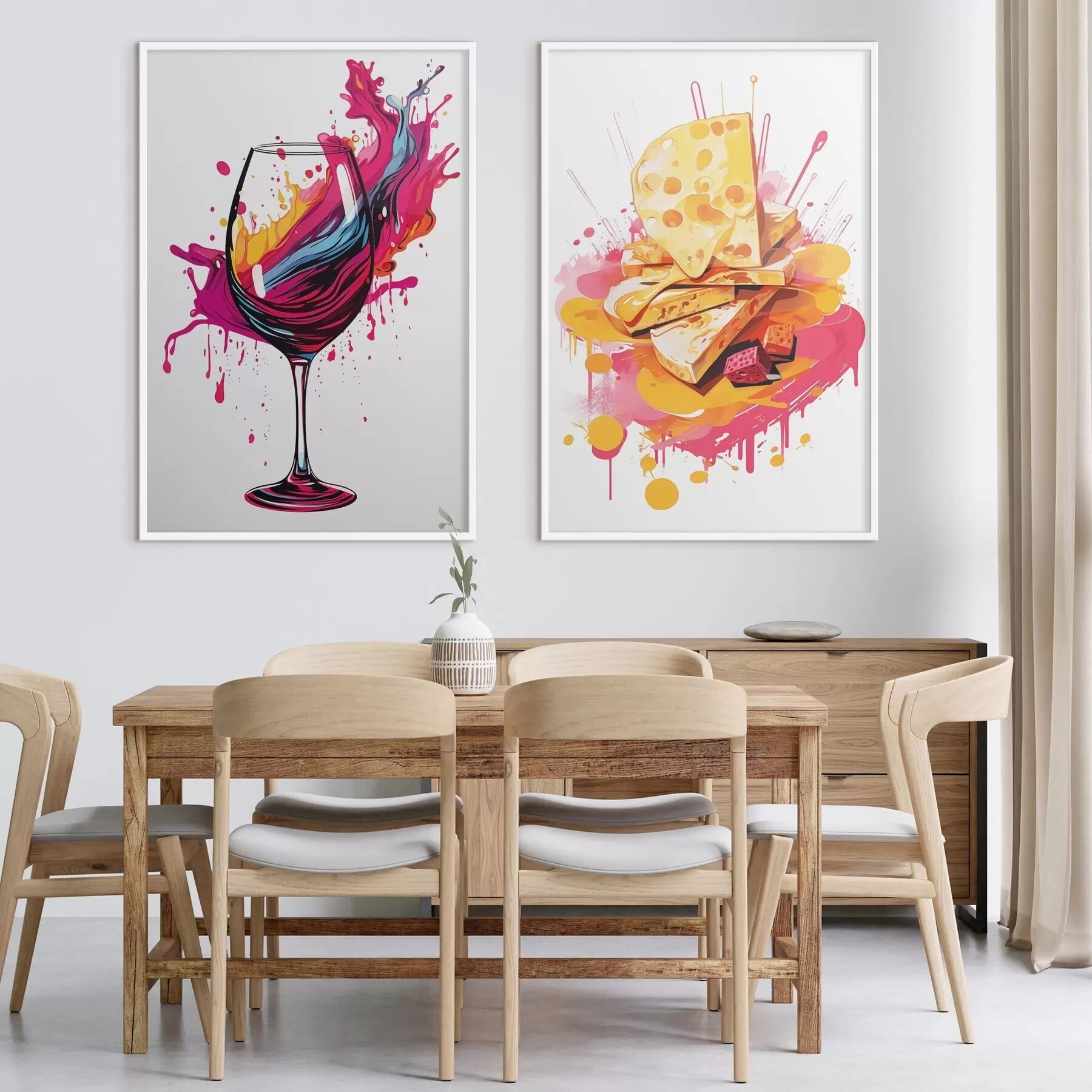 Fototapeedid Vein ja juust d00551