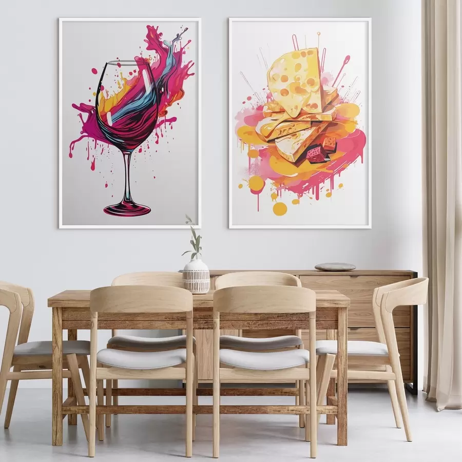 Fototapeedid Vein ja juust d00551