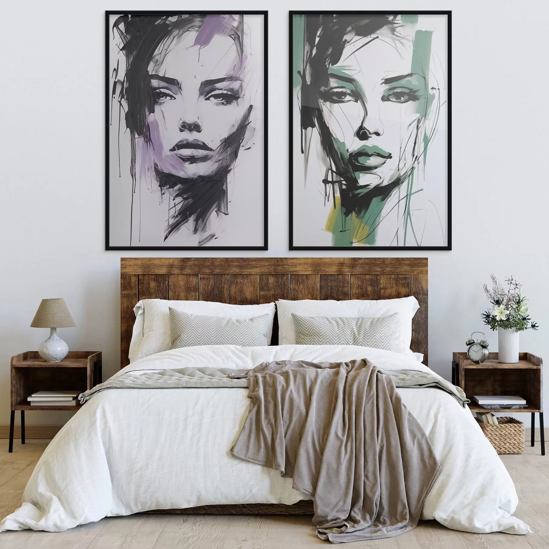 Fototapeedid Abstraktne naiste portree d01226