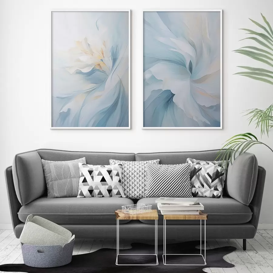 Fototapeedid Abstraktsed õrnad, läbipaistvad kroonlehed keerlevad sissepoole pehme valguse ja maalilise tekstuuriga. d01244