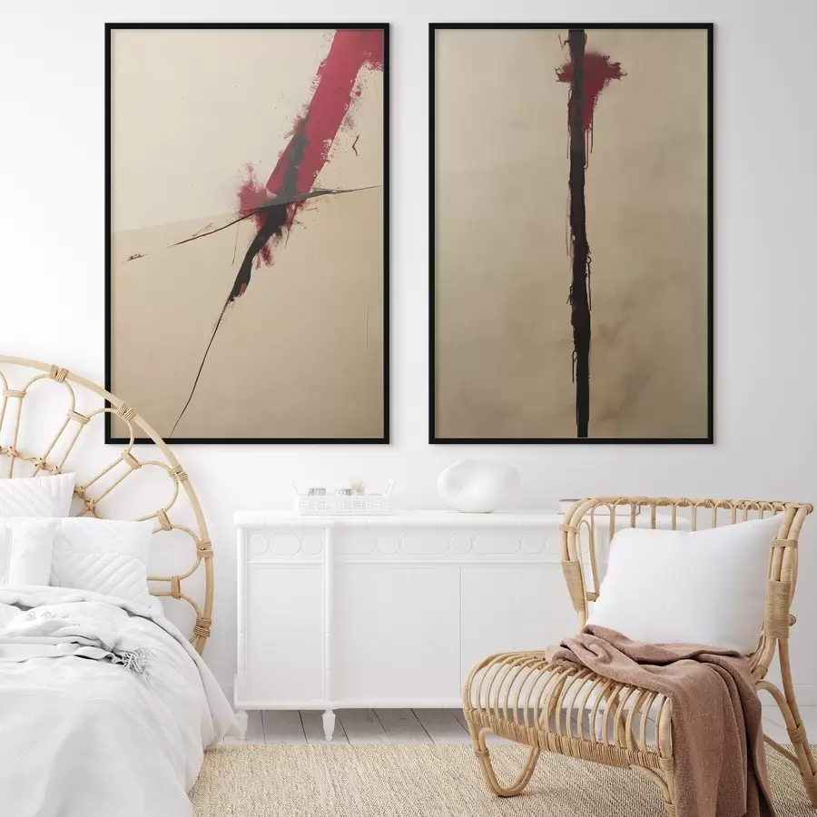 Fototapeedid Punane abstraktsioon d01215