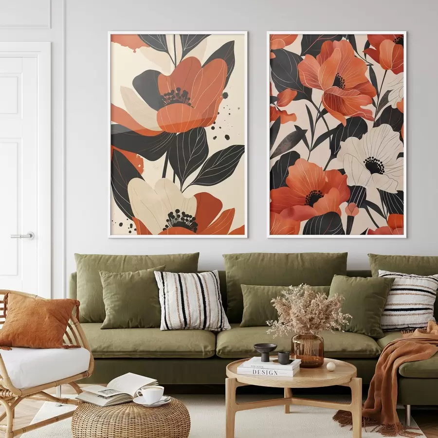 Fototapeedid Lilleseade soojades toonides d01228