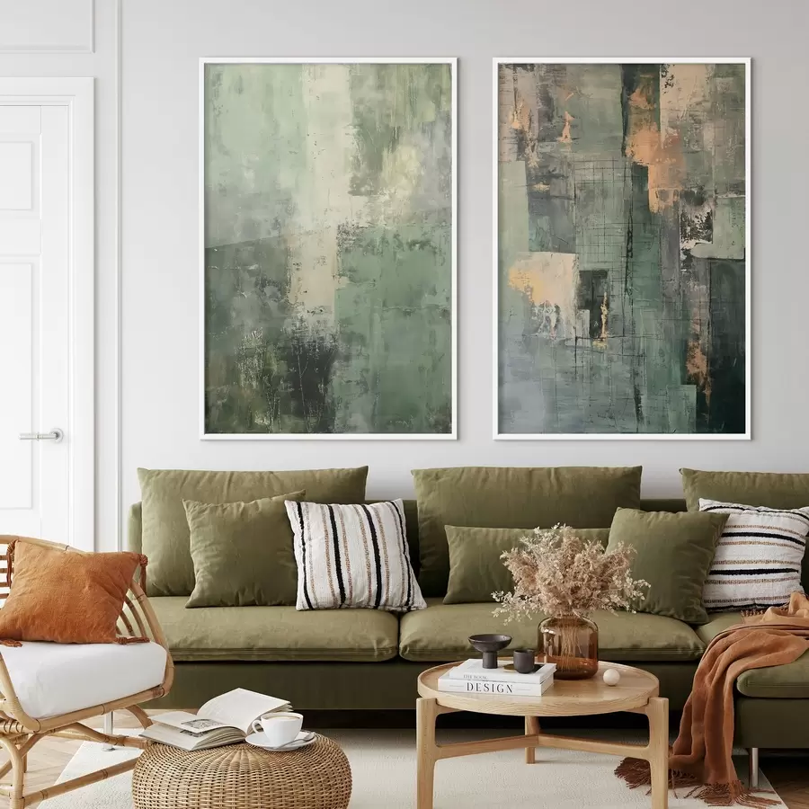 Fototapeedid Roheline abstraktsioon d01230