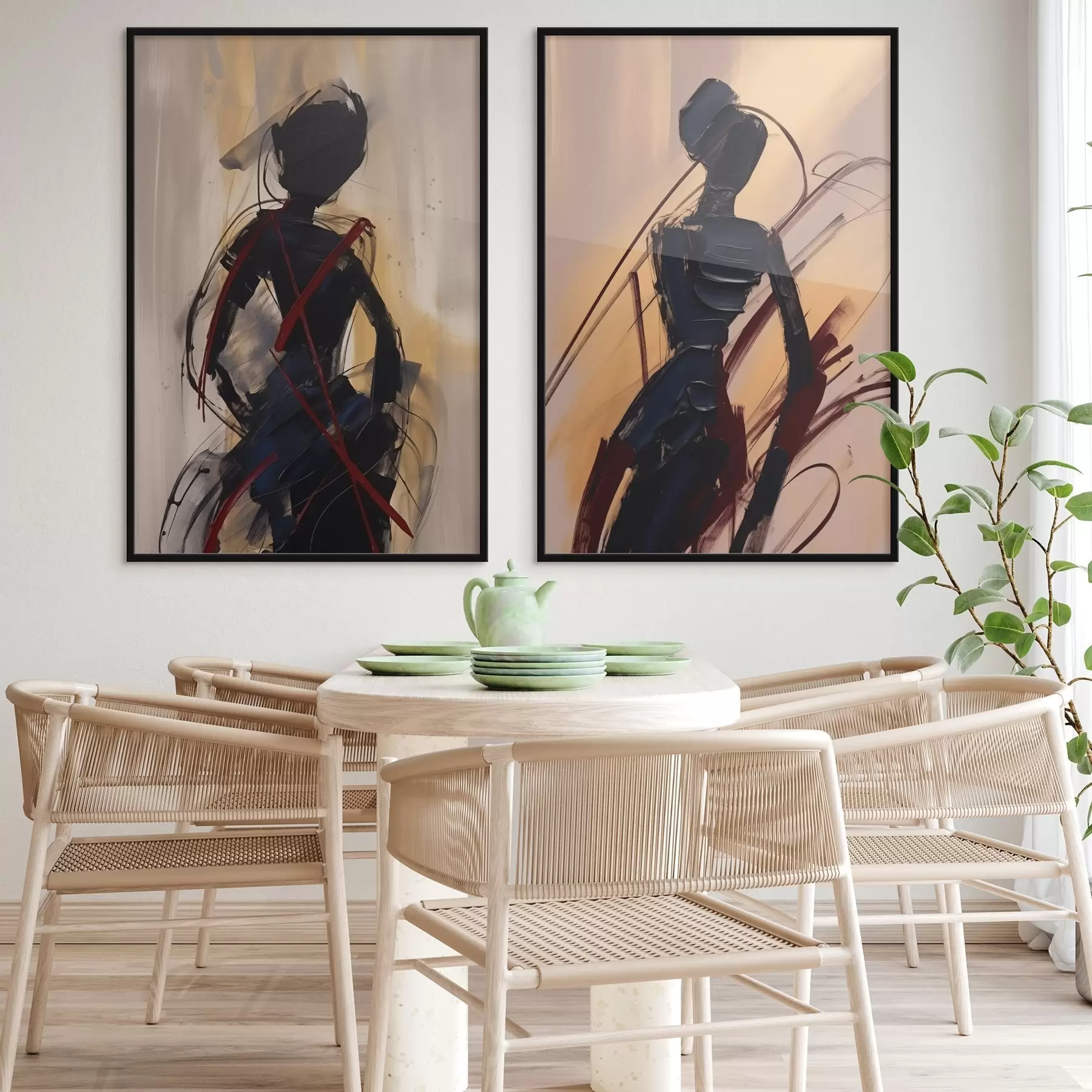 Fototapeedid Abstraktsed siluetid d01194