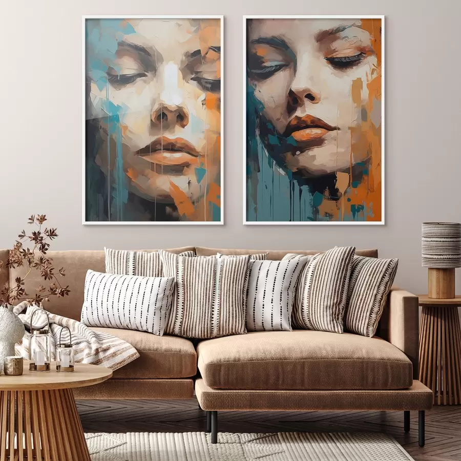 Fototapeedid Abstraktsed portreed d01196