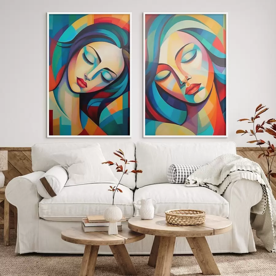 Fototapeedid Abstraktsed portreed d01203