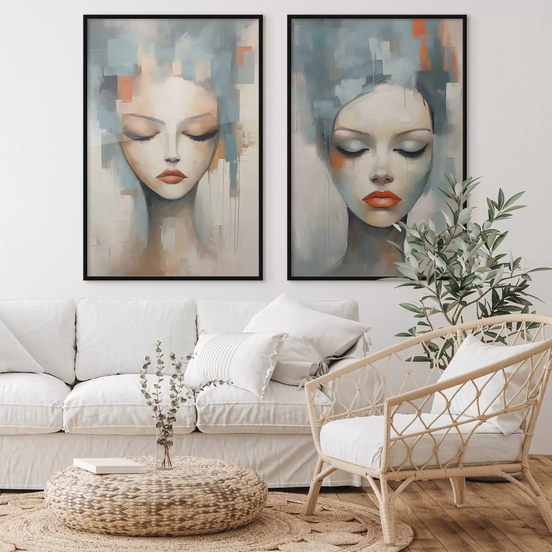 Fototapeedid Abstraktsed portreed d01204