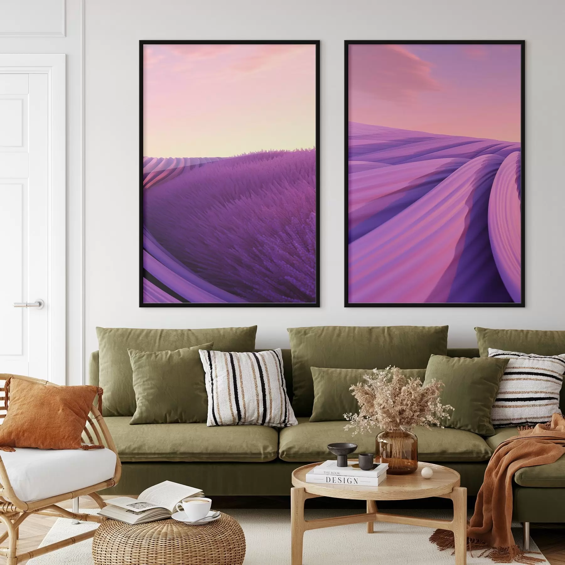 Fototapeedid Lavendlipõld, abstraktne d01250