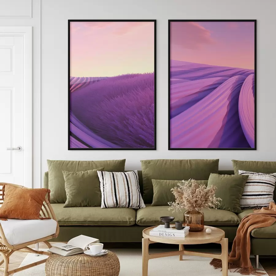 Fototapeedid Lavendlipõld, abstraktne d01250