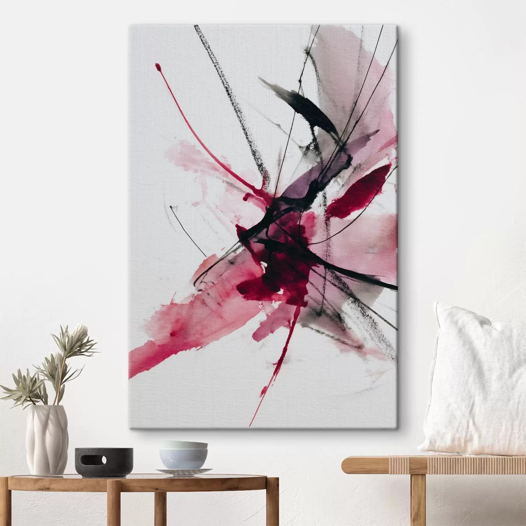 Pilt Kaasaegne joonte ja täppide kompositsioon akvarellistiilis s46951