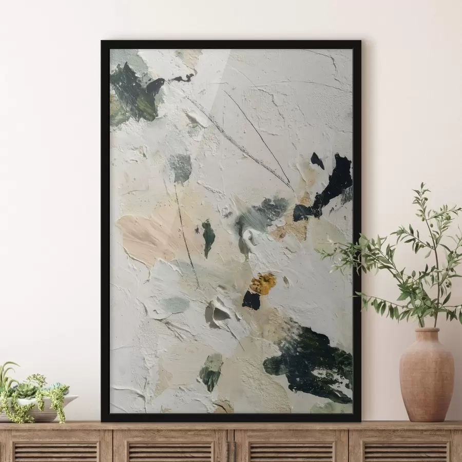 Fototapeedid Väljendusrikas stseen mitmekihilise tekstuuri ja pastellpaletiga õlimaalistiilis f46961