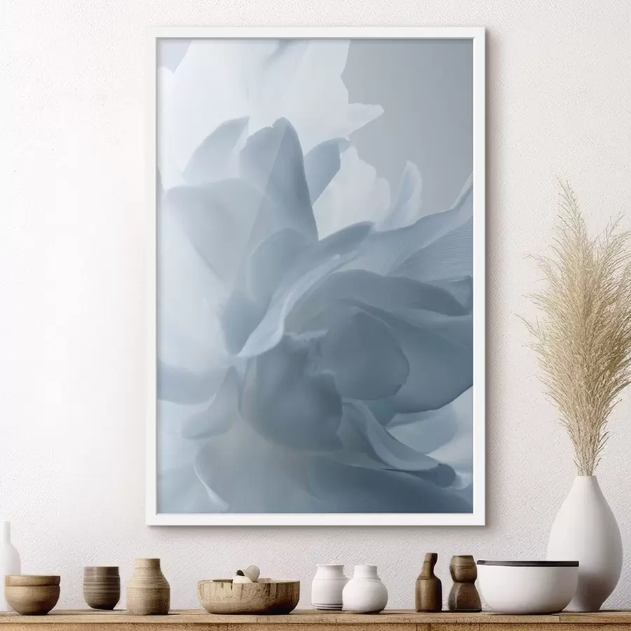 Fototapeedid õrnad sinise tooniga õielehed f47691