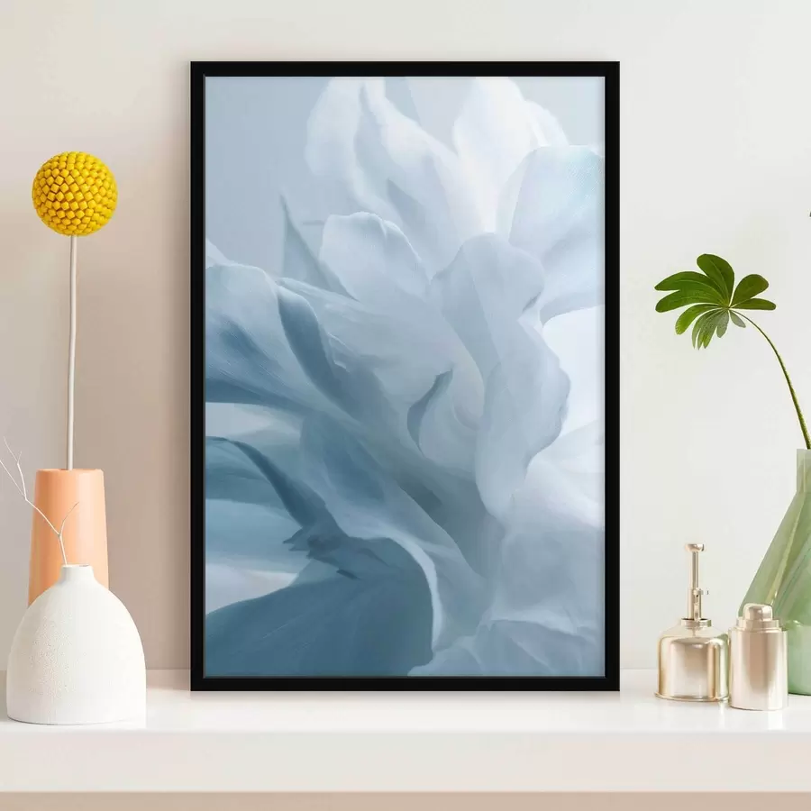 Fototapeedid õrnad sinise tooniga õielehed f47692