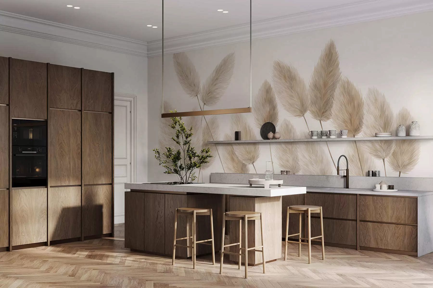 Fototapeedid Põllu kõrred w05175