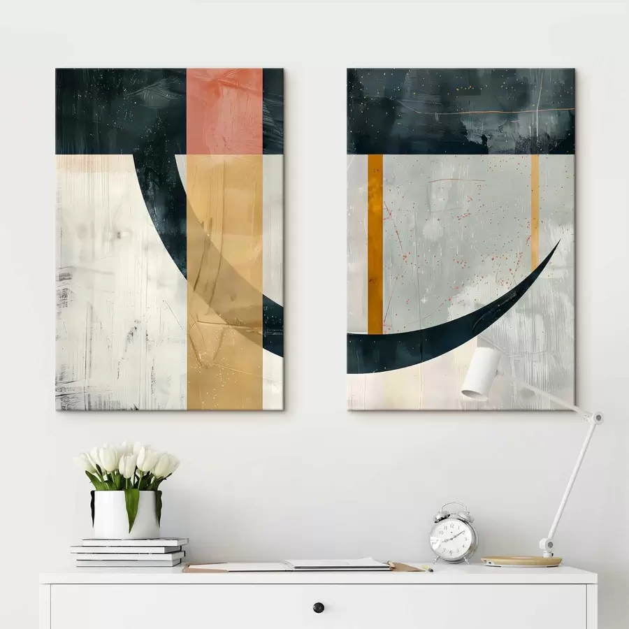 Fototapeedid Geomeetrilised kujundid kulunud taustal m01285