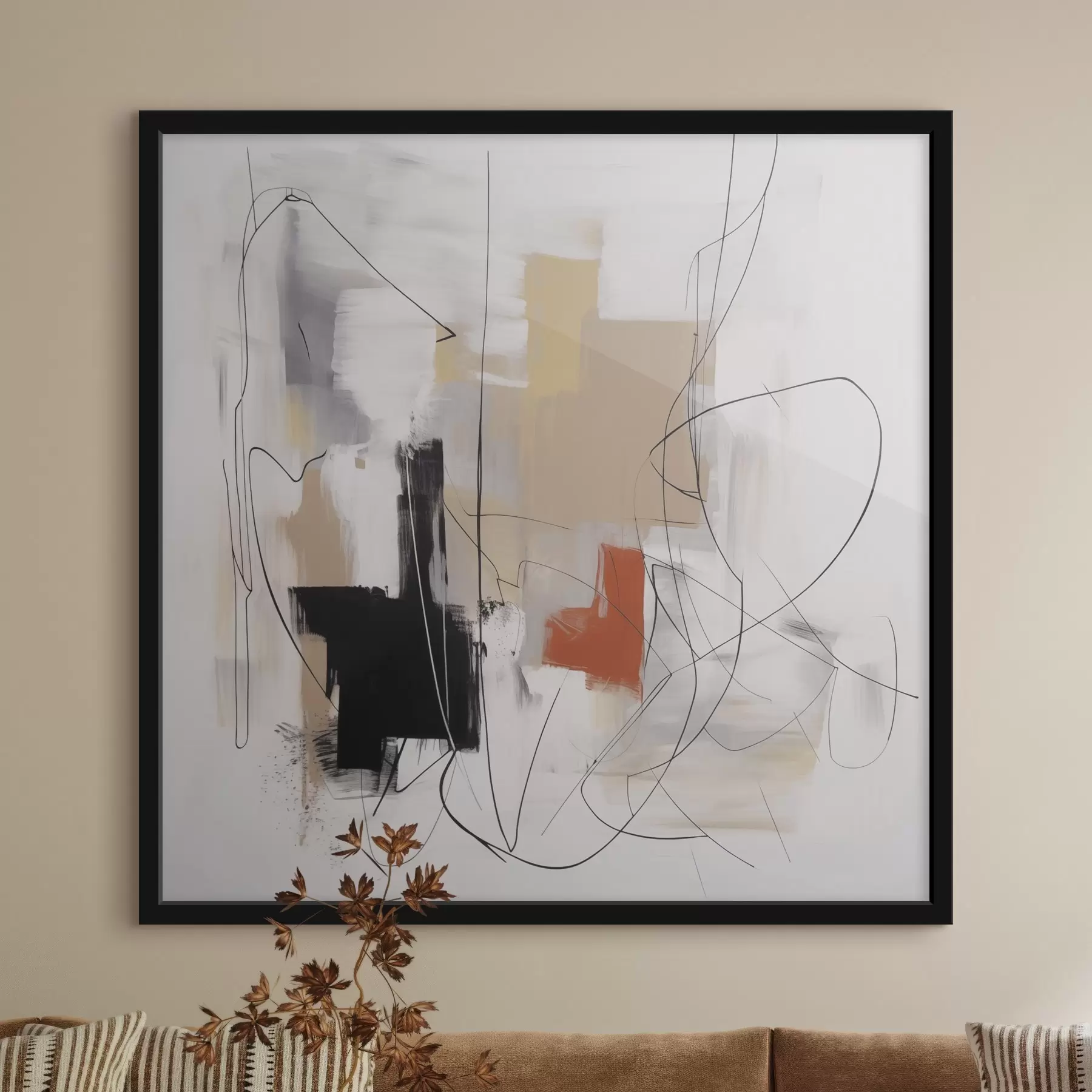 Fototapeedid Kaootiline abstraktsioon f47723