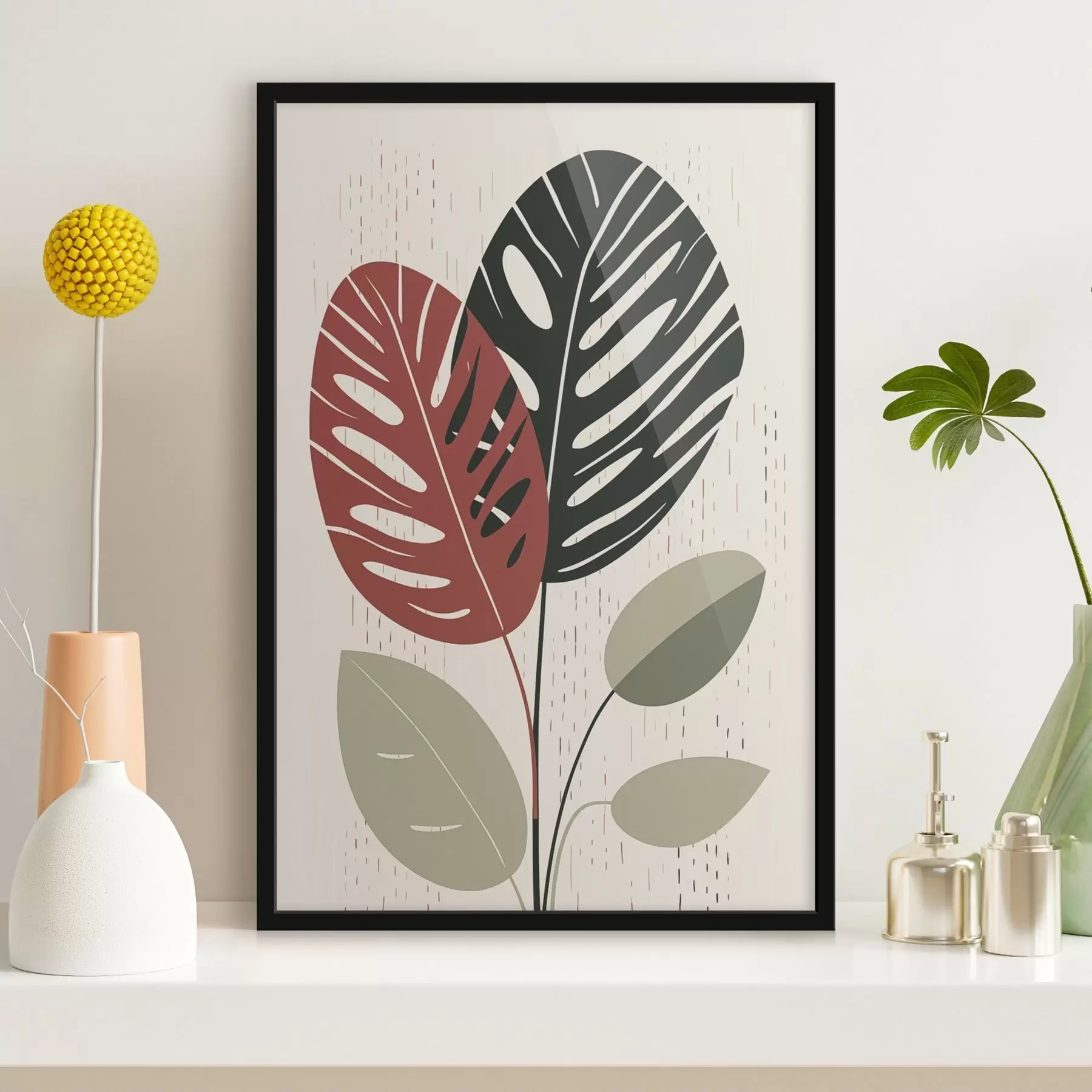 Fototapeedid Troopilised lehed f47728