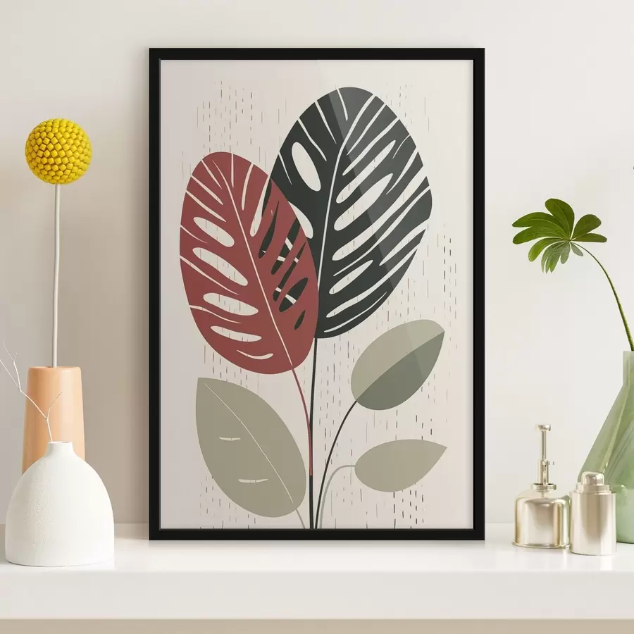 Fototapeedid Troopilised lehed f47728