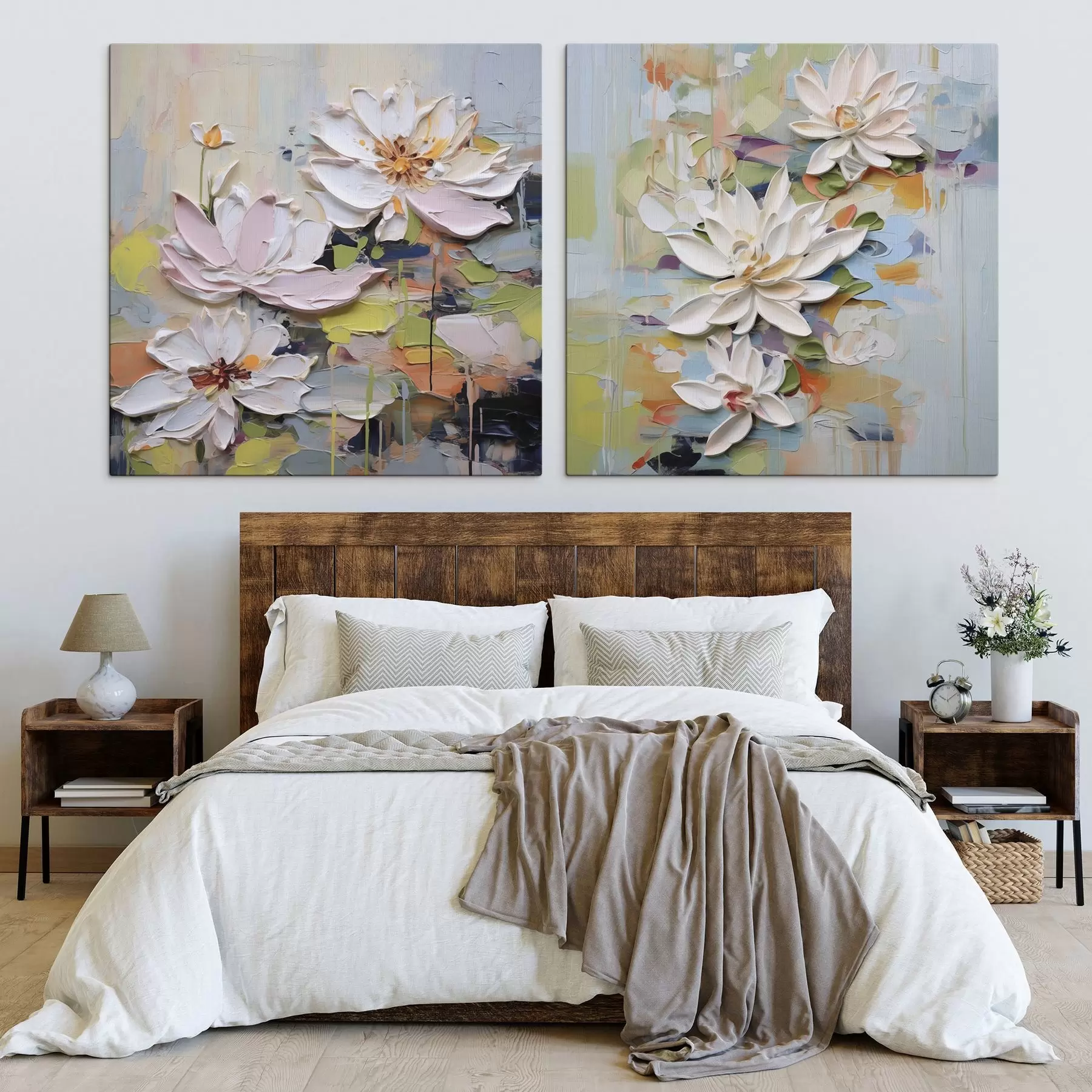 Pilt Abstraktsed lootoseõied, imitatsioonmaal m01295