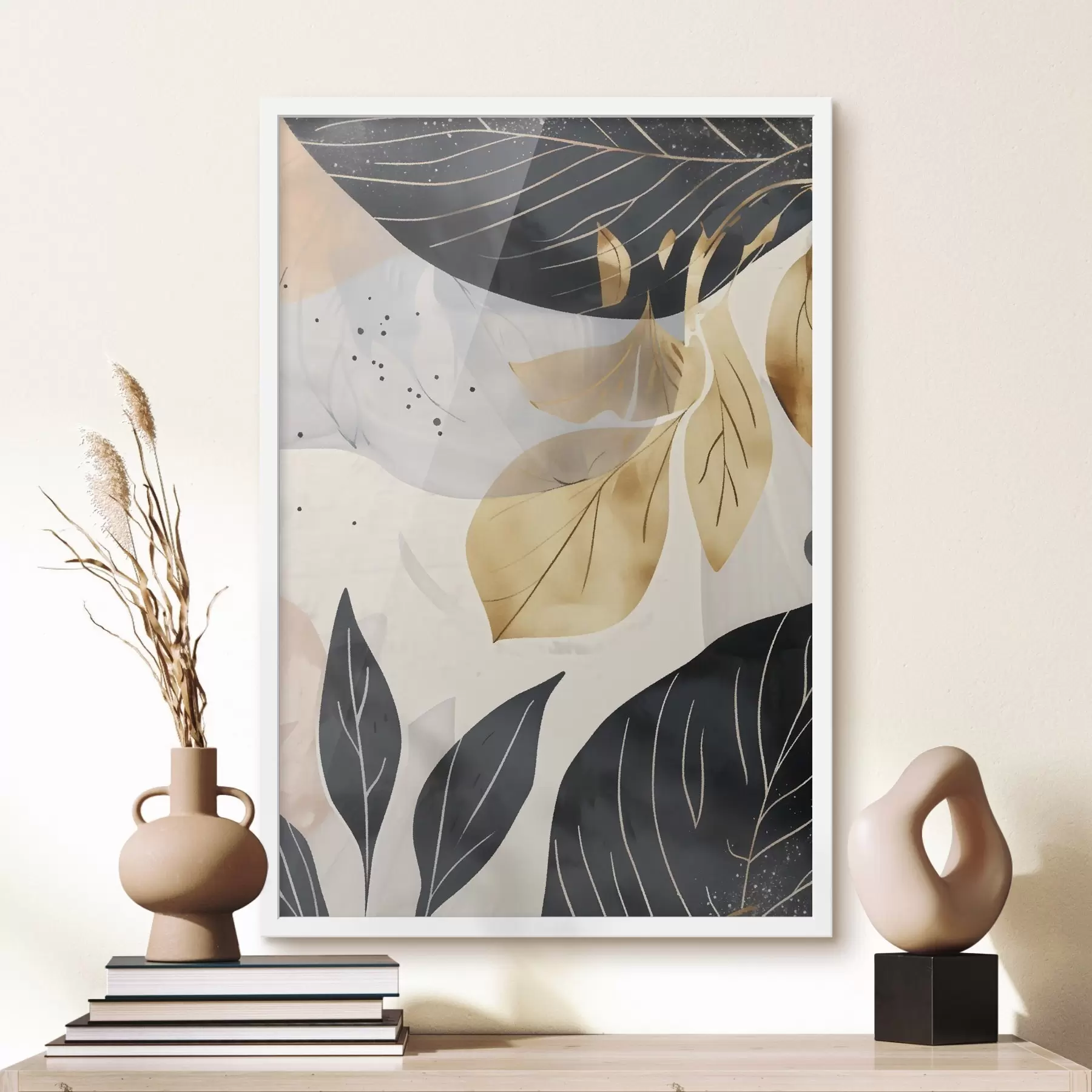 Fototapeedid Abstraktsed oksad ja lehed f47744