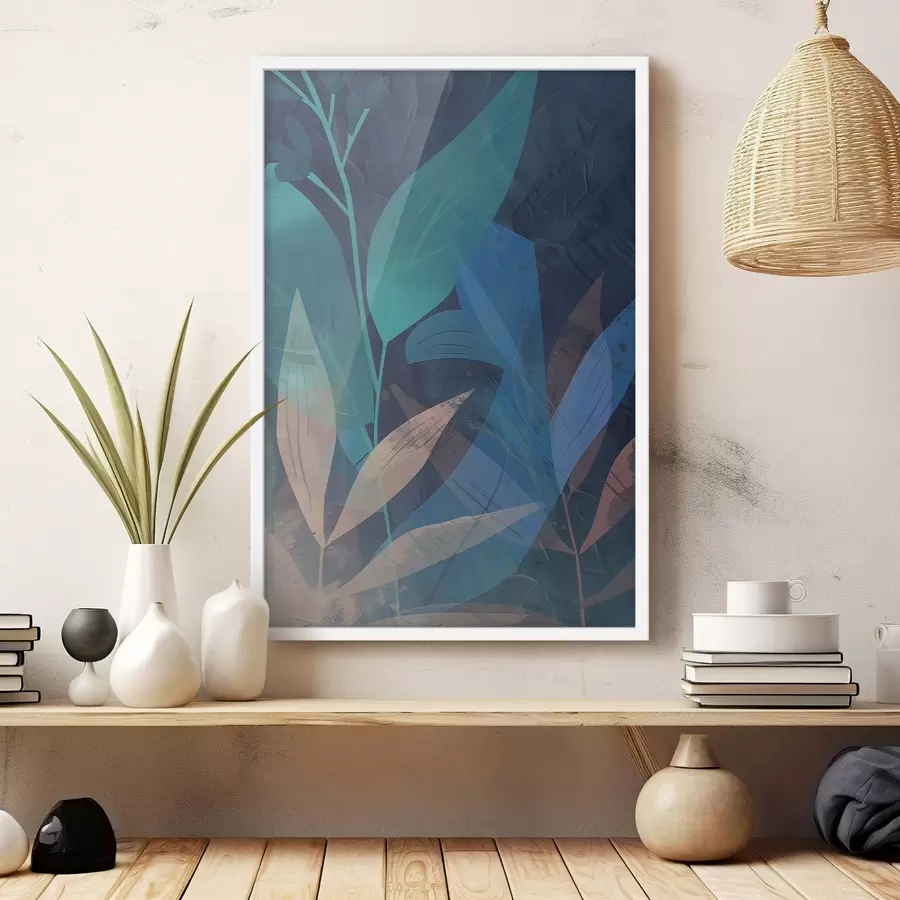 Fototapeedid Abstraktsed oksad ja lehed f47748