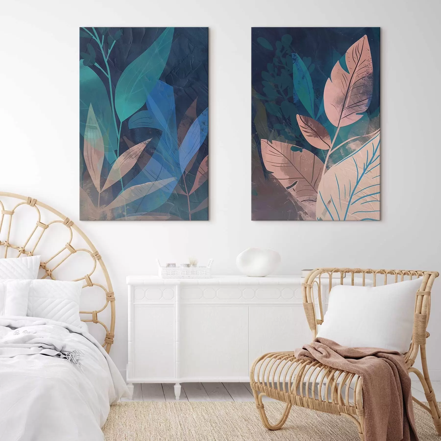 Pilt Oksad ja lehed, abstraktne m01301