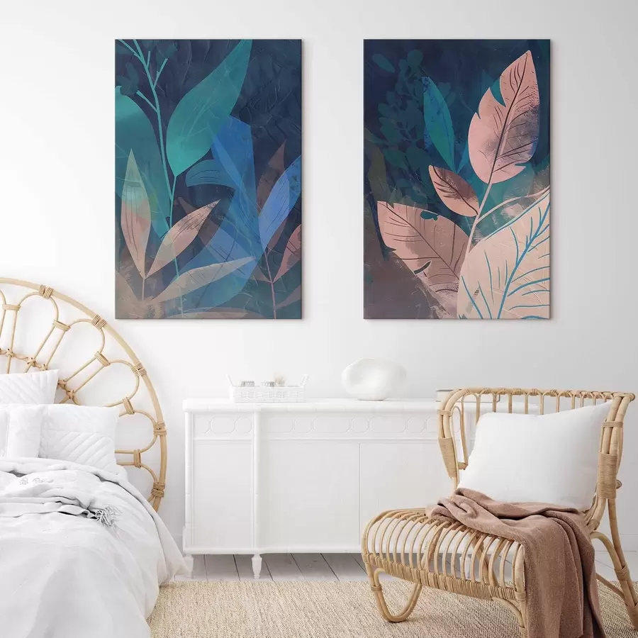 Pilt Oksad ja lehed, abstraktne m01301