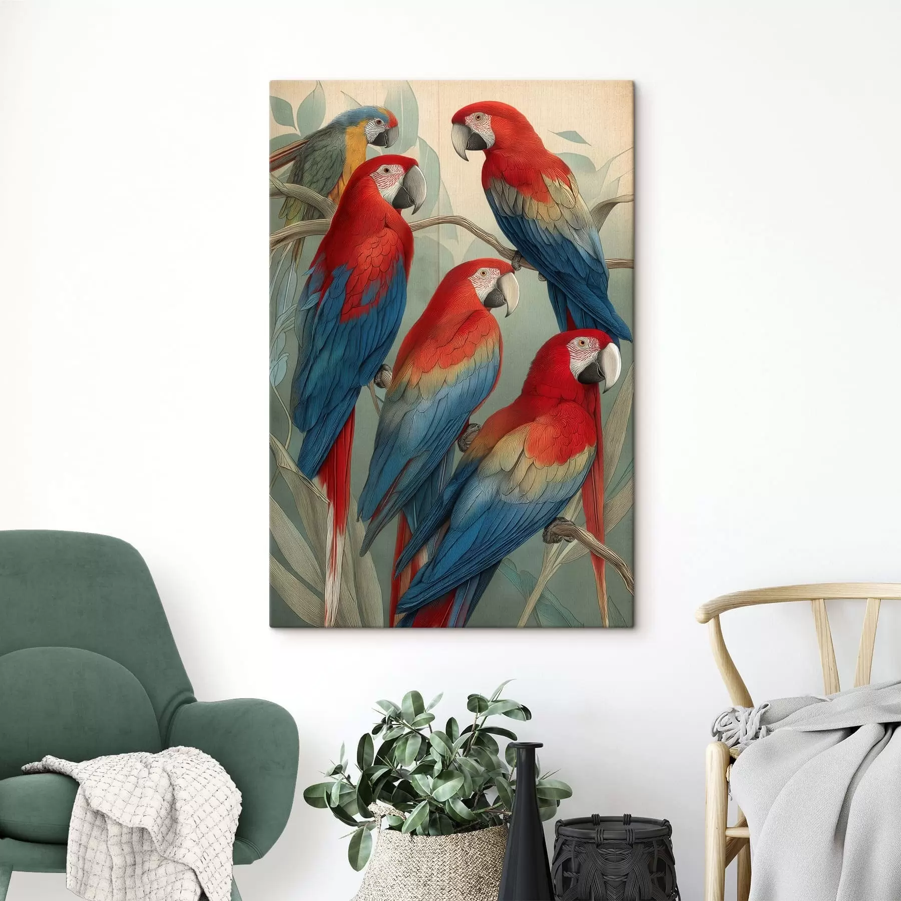 Pilt Vintage papagoid s47729