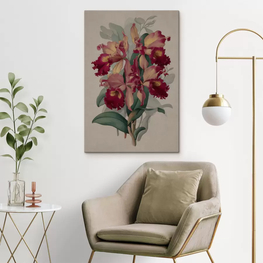 Pilt Vintage lilled s47731