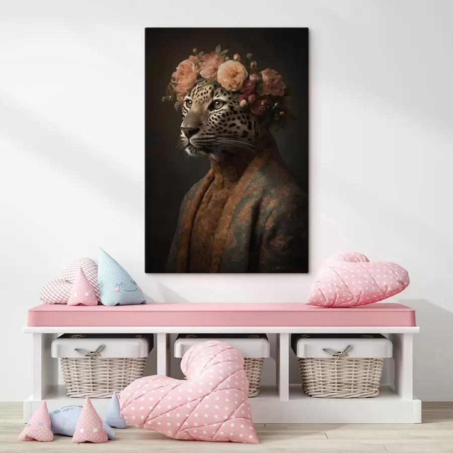 Pilt Leopard lilledega s47737