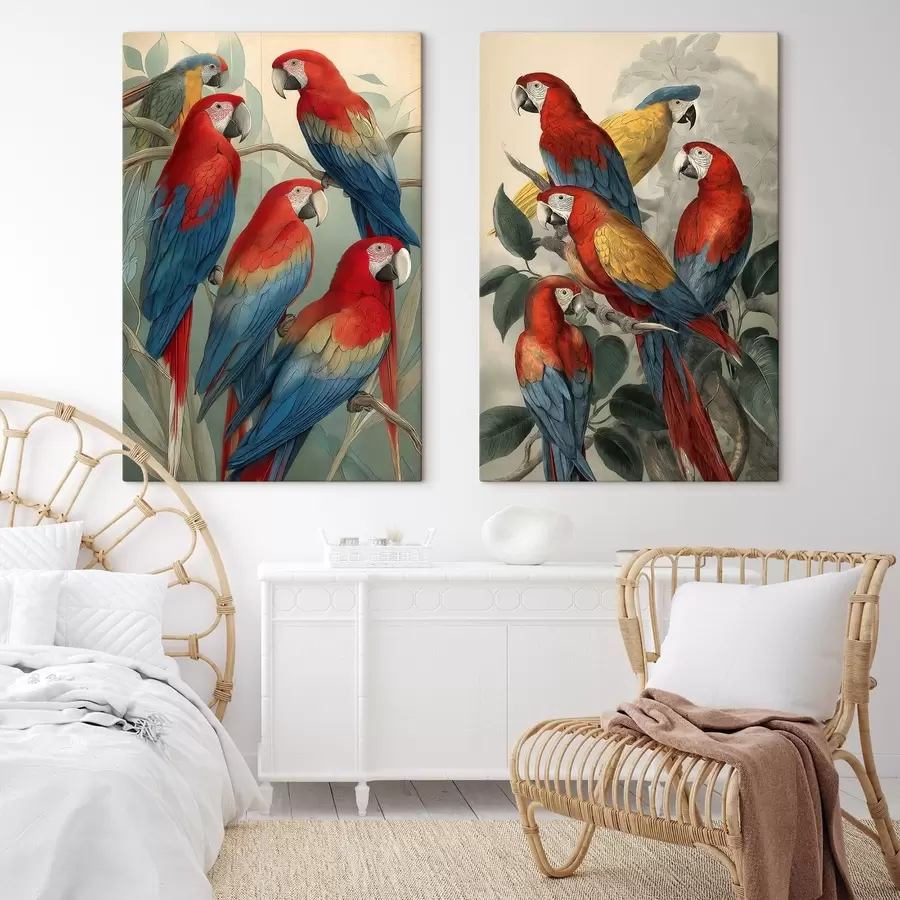 Pilt Vintage papagoid m01302