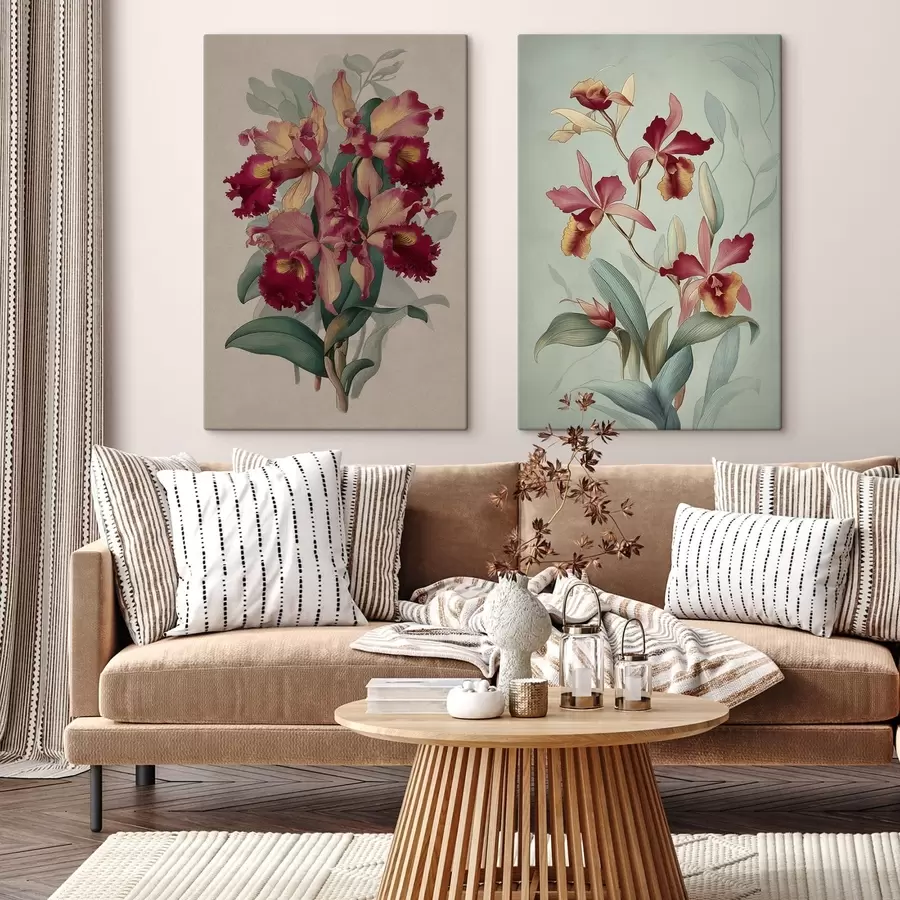 Pilt Vintage lilled m01303