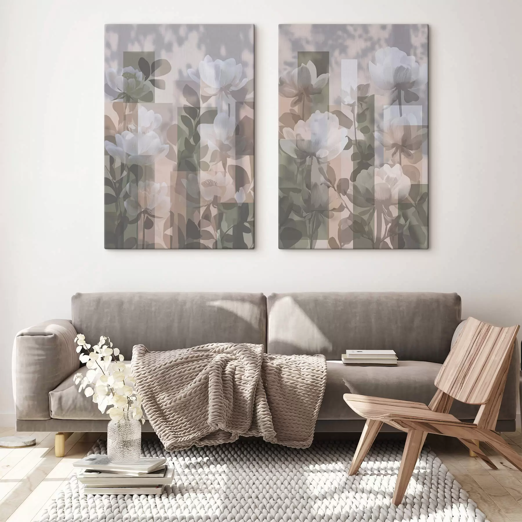 Pilt Abstraktsioon lilledega m01268