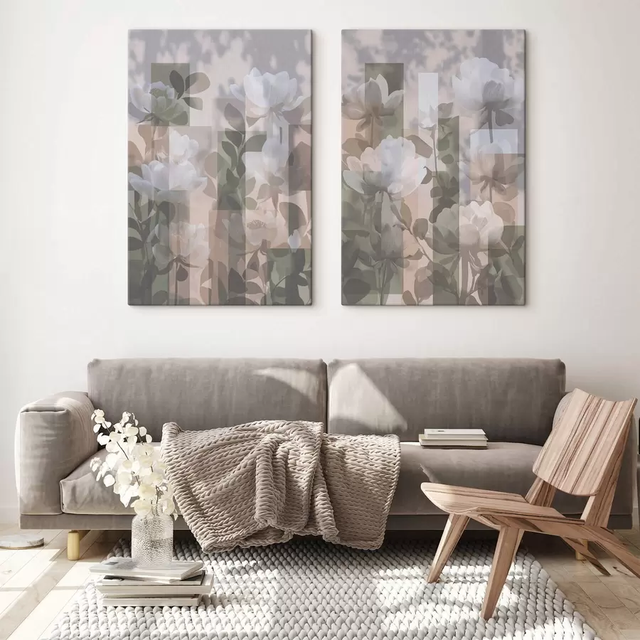 Pilt Abstraktsioon lilledega m01268