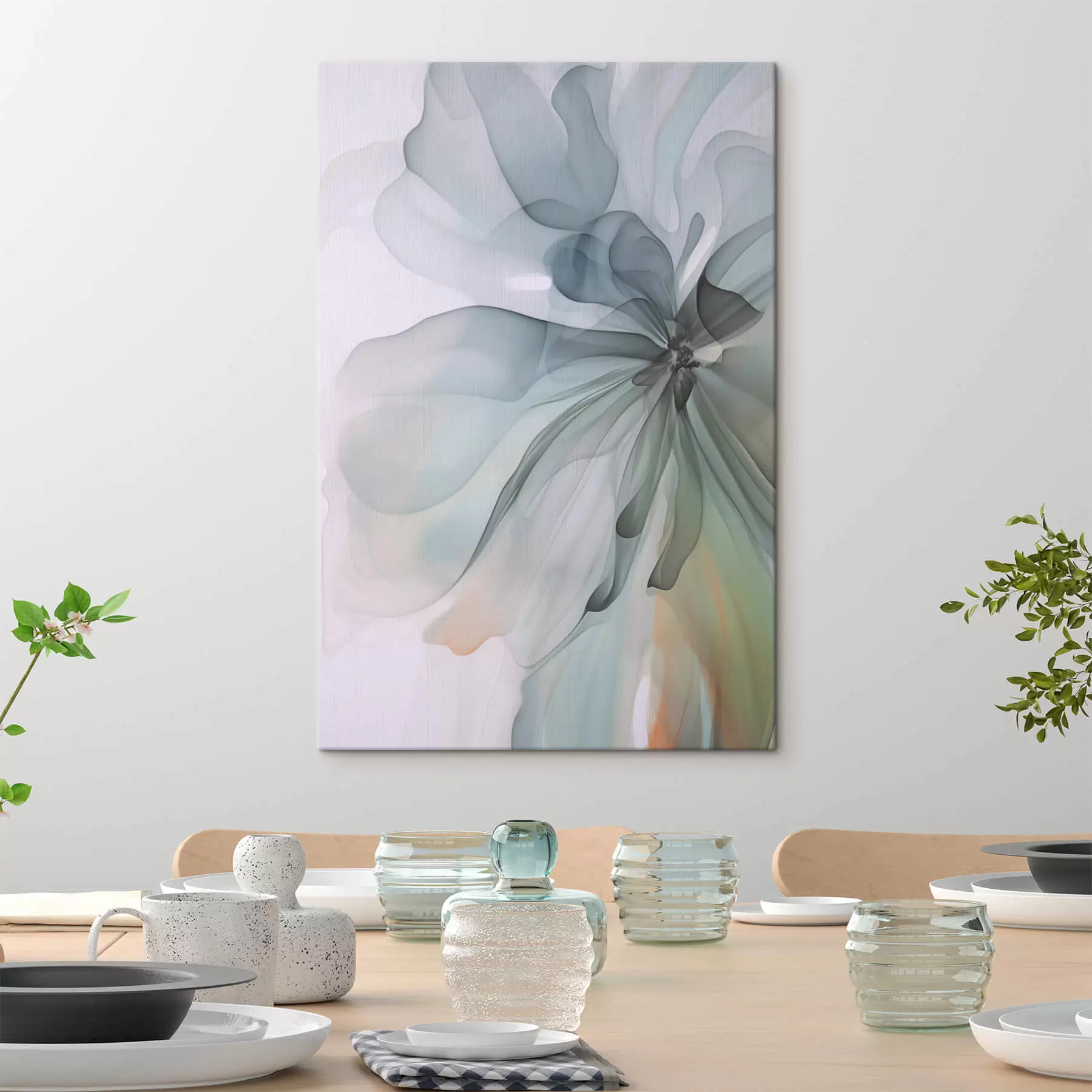 Pilt Abstraktne õrn lill s47328