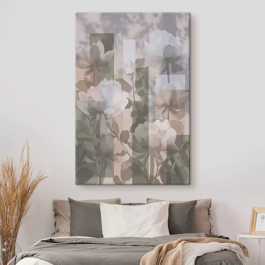 Pilt Abstraktsioon lilledega s47661