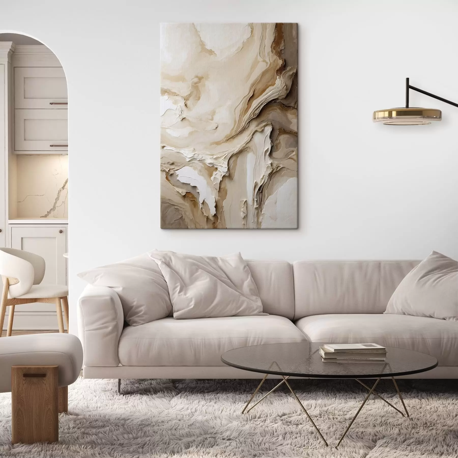 Pilt Abstraktne kihiline beež tekstuur s47269