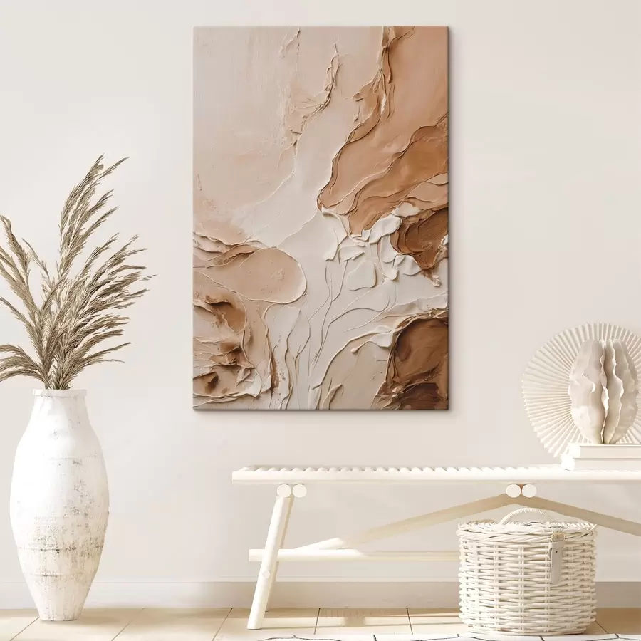 Pilt Beežid tekstuuriga jooned sujuvate kontuuridega s47274