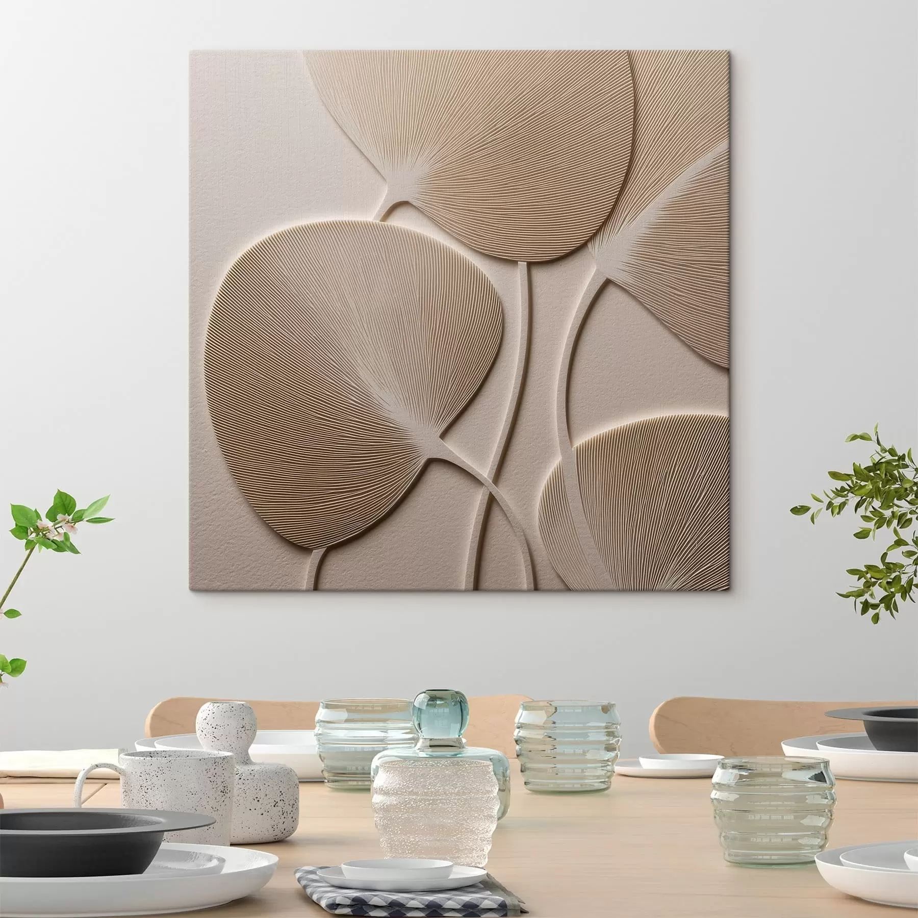 Pilt Lehtedega abstraktne s47795