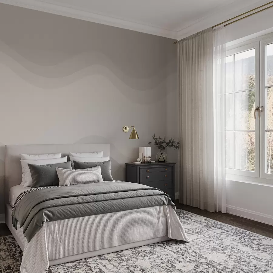 Fototapeedid Abstraktsed lained neutraalses beežis toonides w05132v3