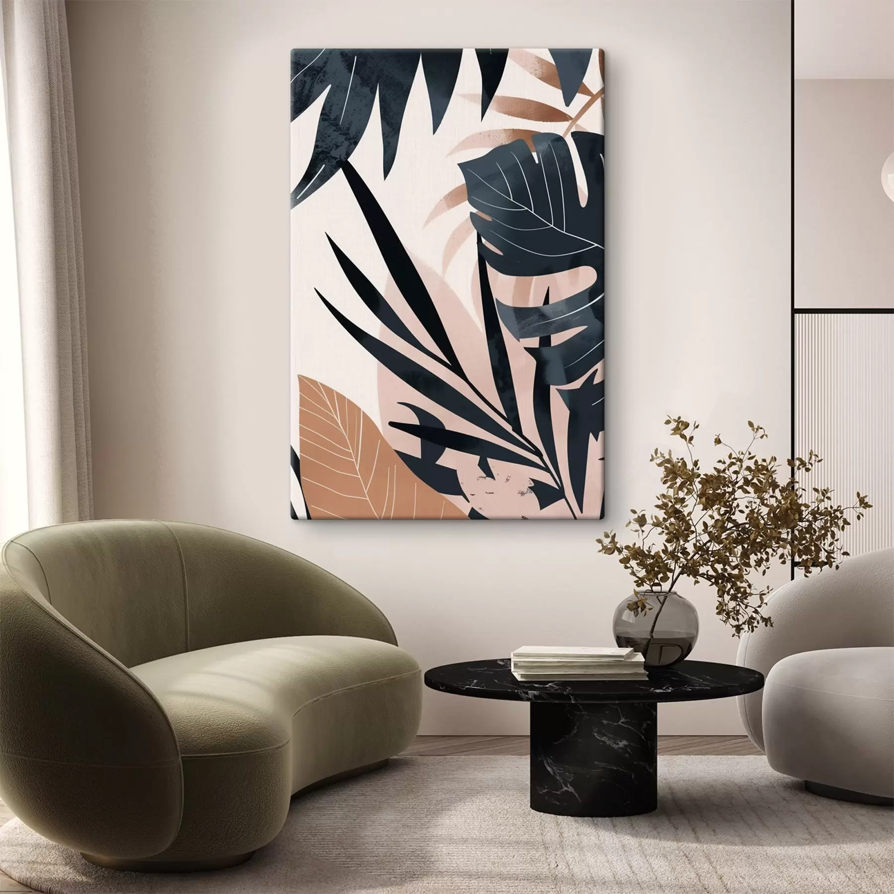 Pilt Erinevad troopilised lehed s47822