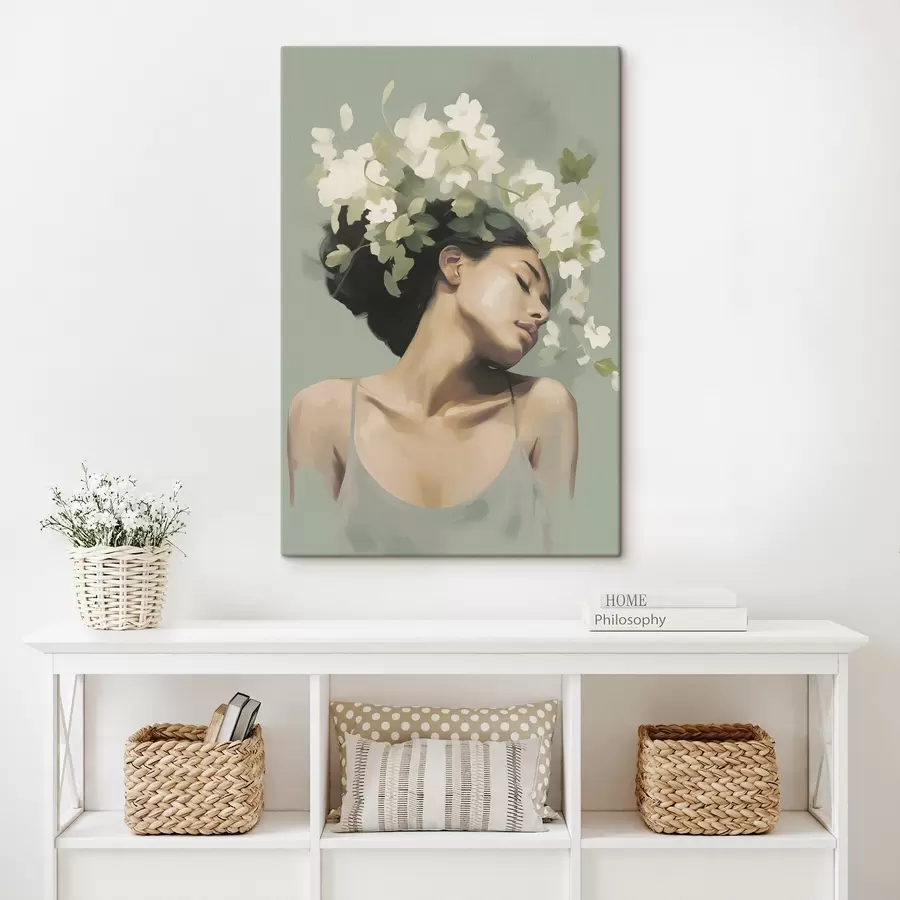 Pilt Tüdruk lillekrooniga s47806