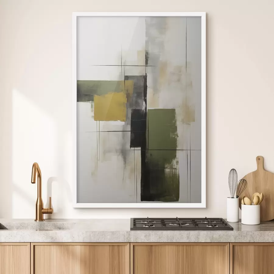 Fototapeedid Abstraktne geomeetriline kompositsioon f47813