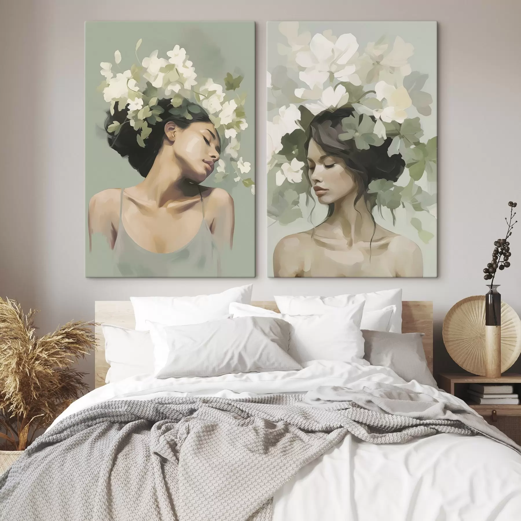 Pilt Tüdruk lillekrooniga m30007