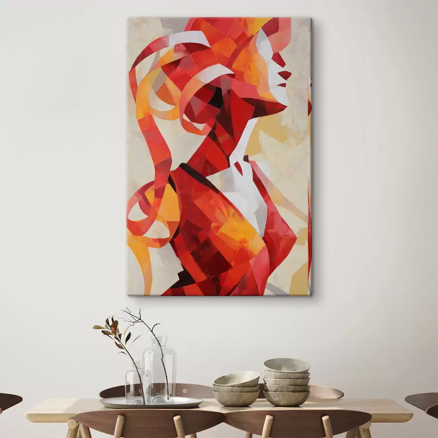 Fototapeedid Abstraktne naisportree s47832