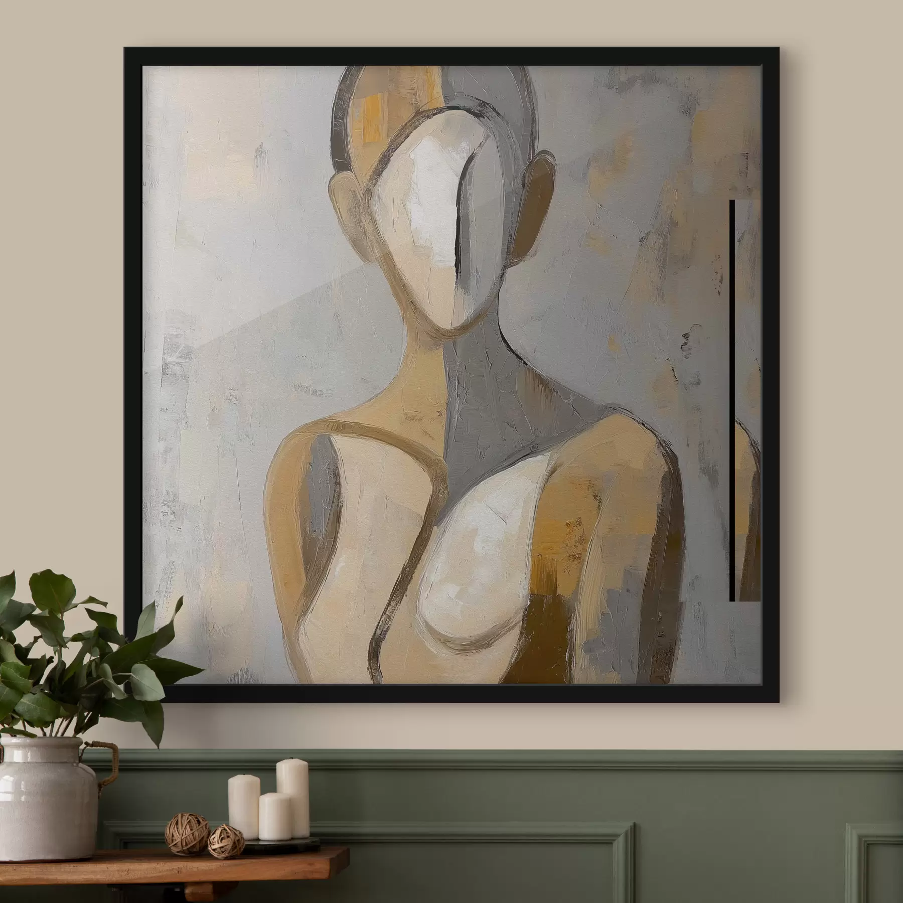 Fototapeedid Abstraktne naisfiguur f47837