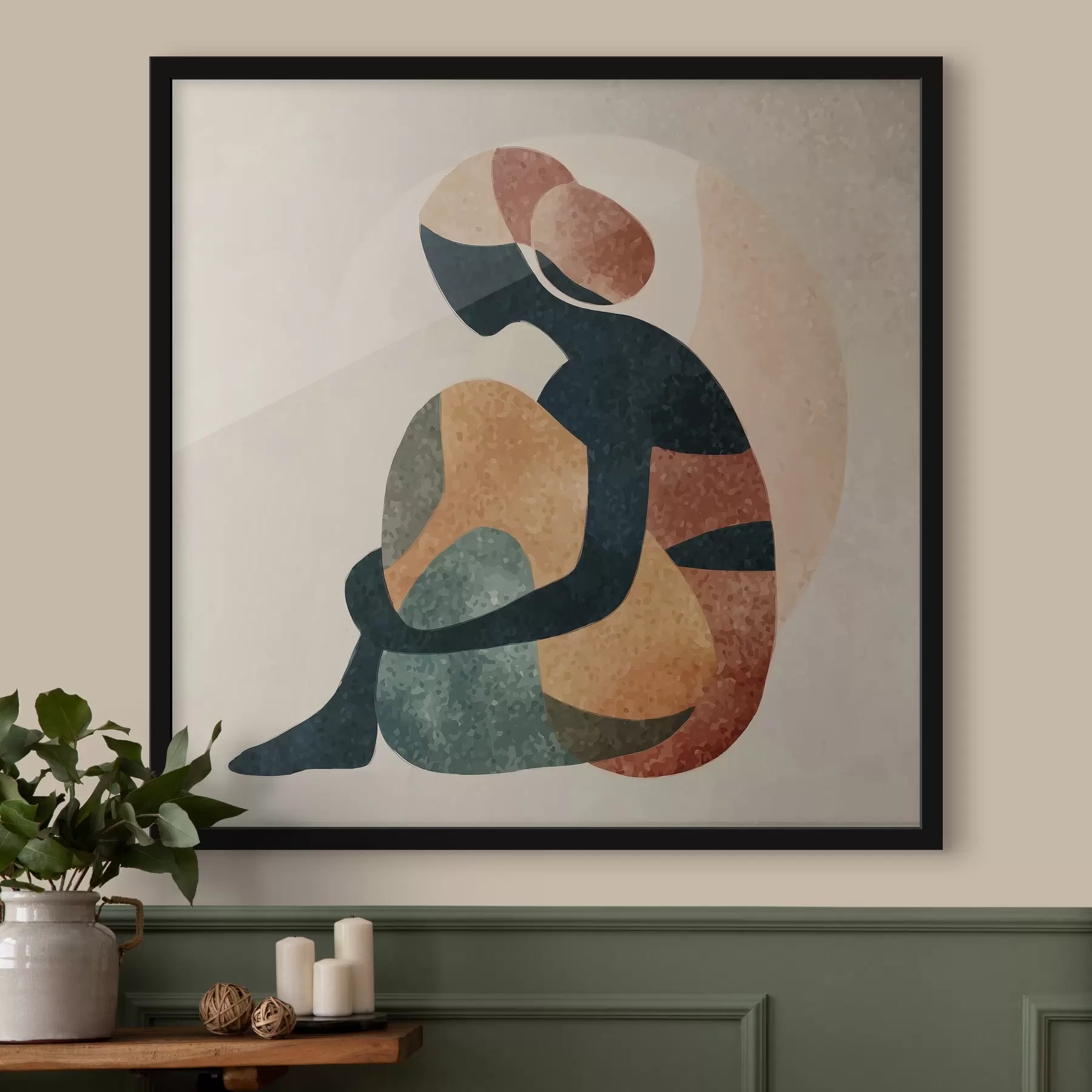 Fototapeedid Abstraktne inimkuju f47839