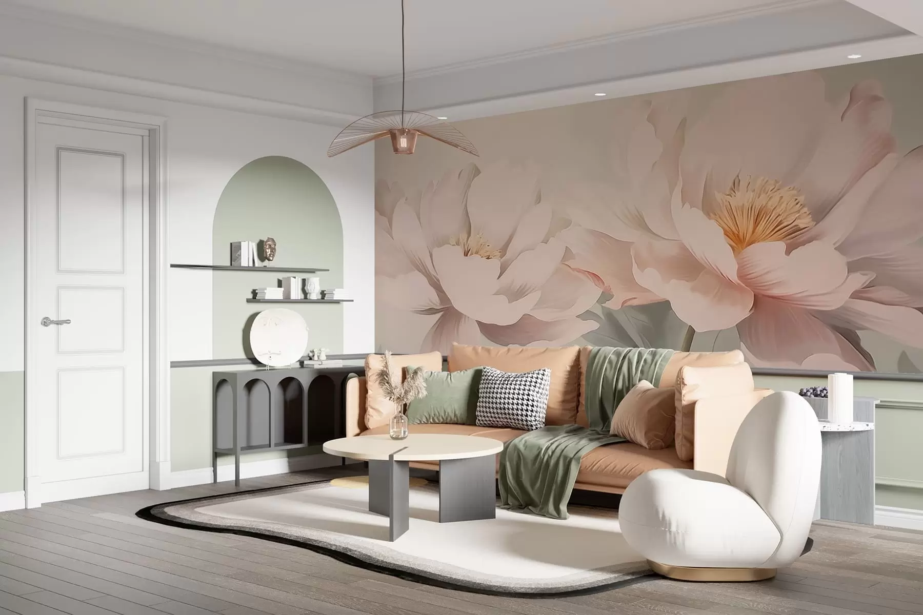 Fototapeedid Pojengid w05077