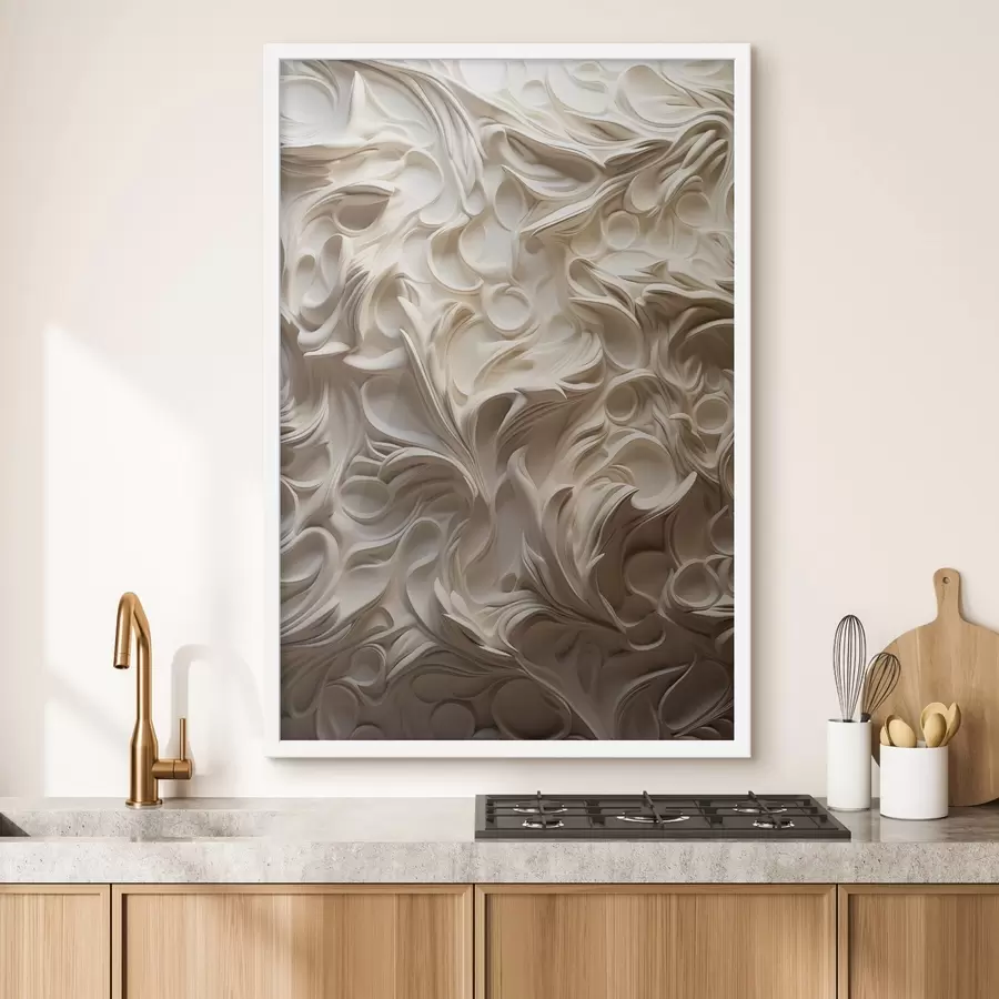 Fototapeedid Ilusad mustrid, imitatsioon skulptuur f47902